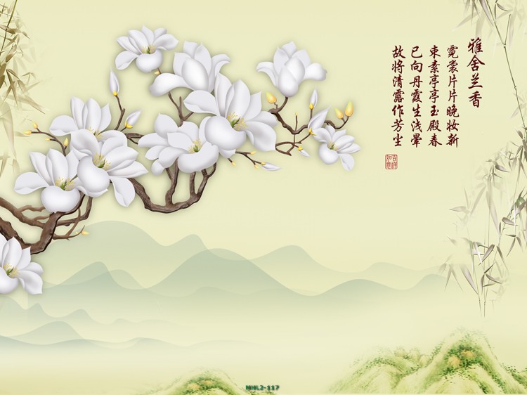 Hoa ngọc lan 3D MHL2-117